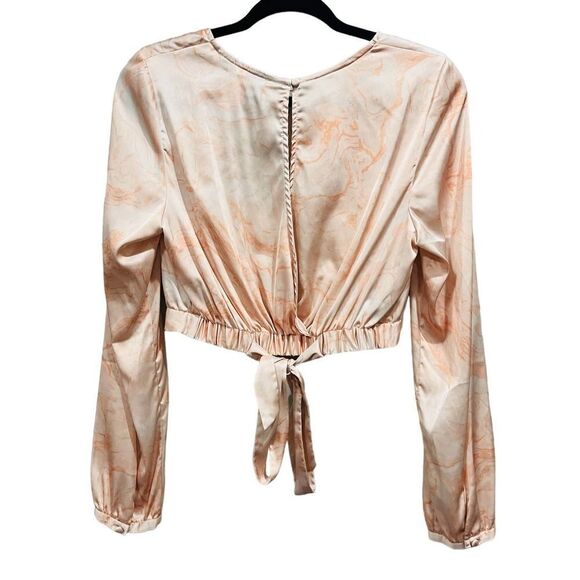 Anthropologie Hutch Cropped Marble Blouse Size Medium - Picture 7 of 12